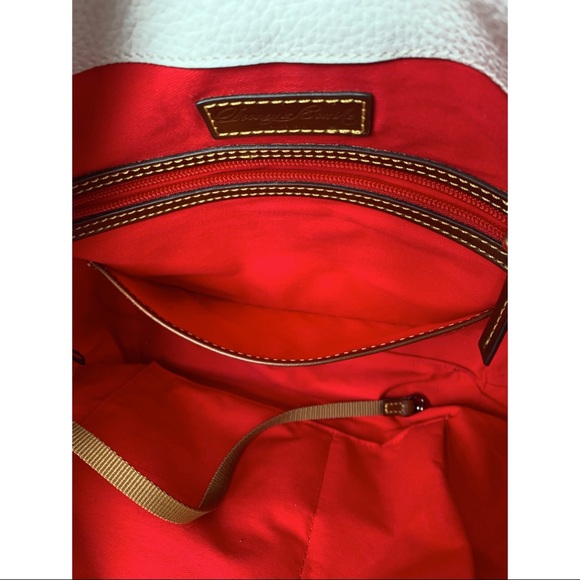 Dooney & Bourke Pebble Leather Logo Lock Hobo - Picture 12 of 16